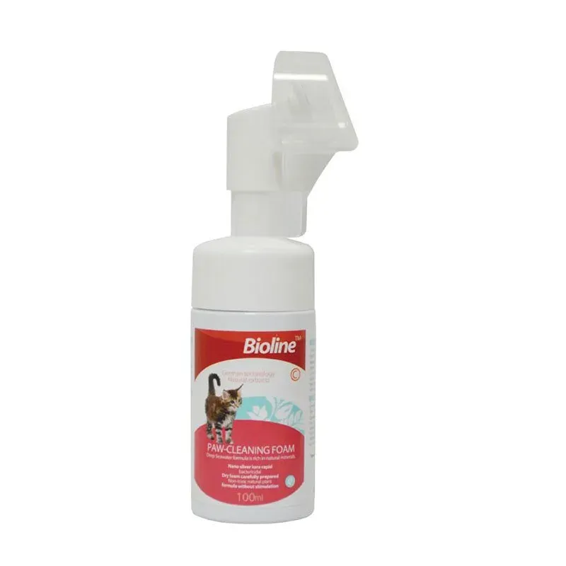 Bioline Paw-Cleaning Foam for Cat 100 ML