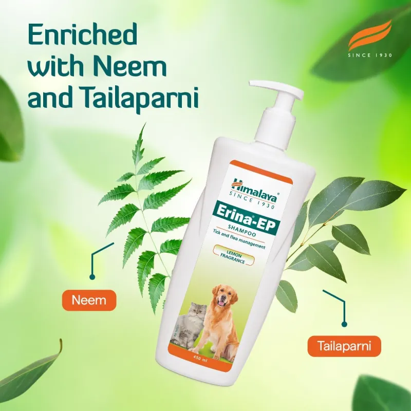 Himalaya Erina-Ep Shampoo  Tick & Flea Management