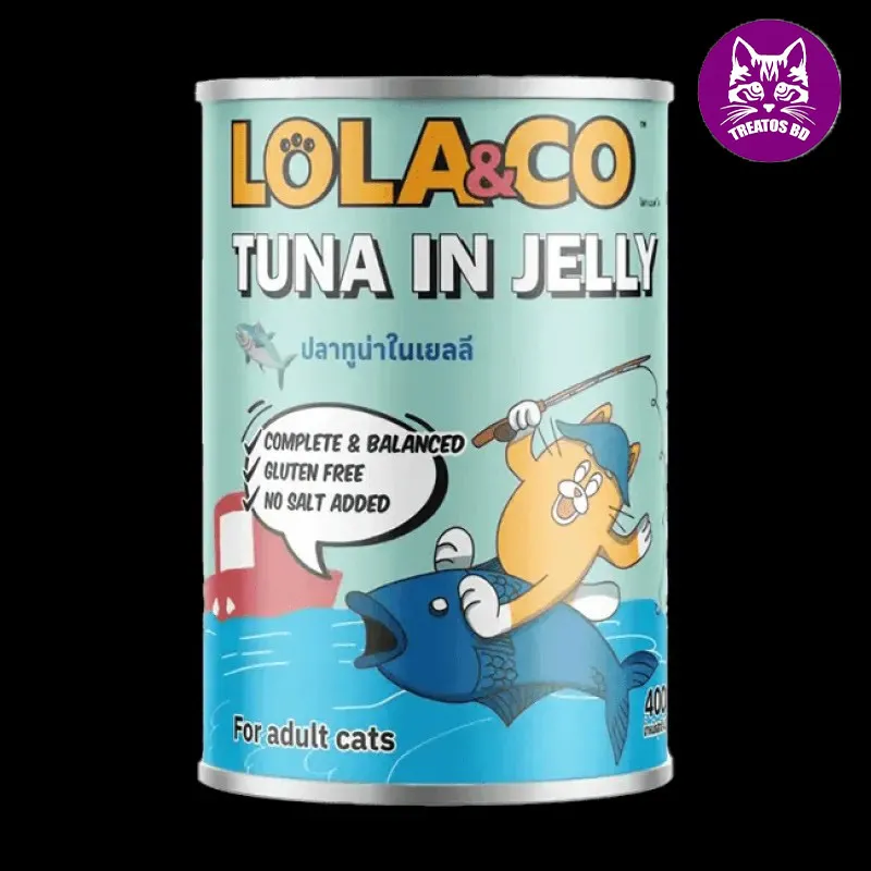 Lola & co tuna canned food 400gm