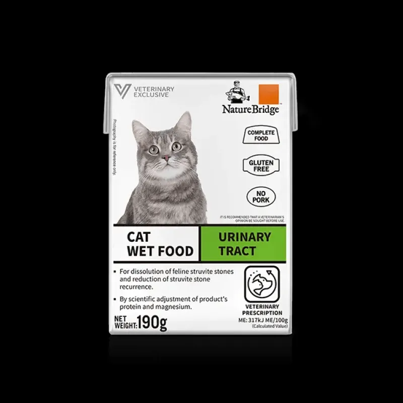 Nature Bridge Veterinary Exclusive wet cat food urinary tract (190gm)