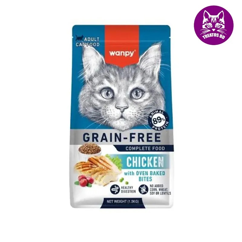 Wanpy dry food adult chicken 500gm