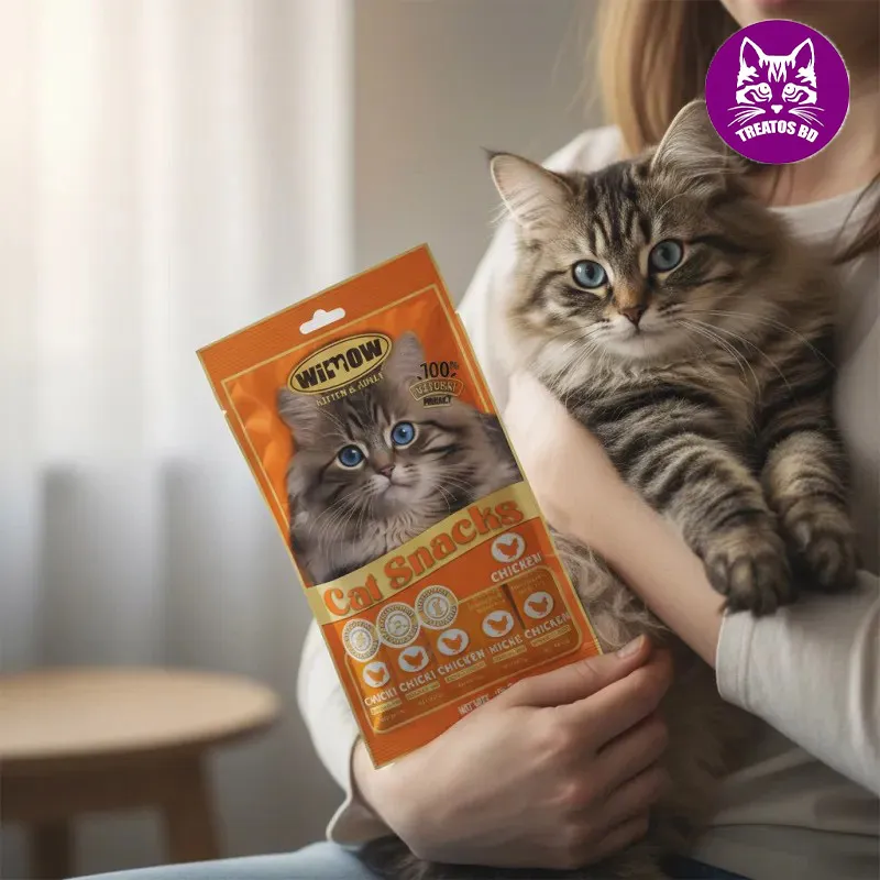 WIMOW GRAIN FREE CREAMY CAT TREAT 15X5=75GM