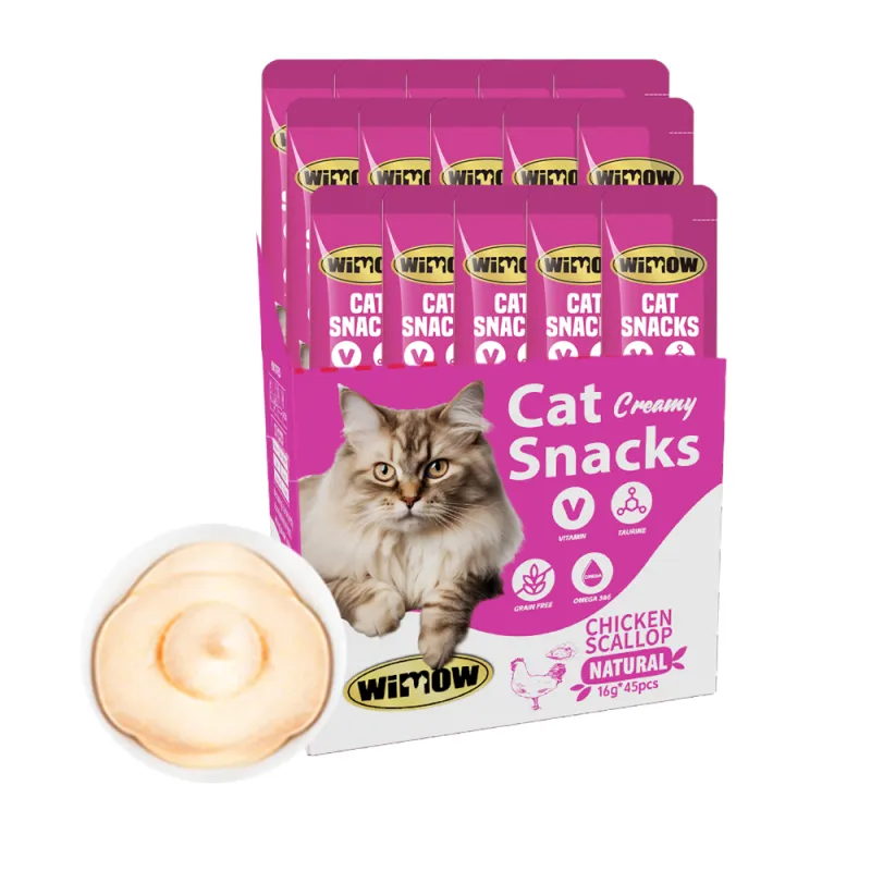 Wimow multi functional single treat 16g chicken scallop